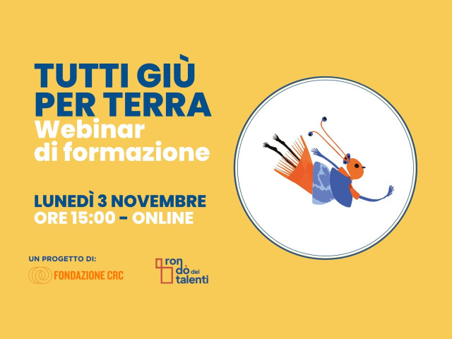 Bando Tutti giù per terra: webinar di formazione
