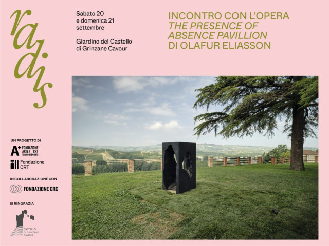 Incontro con l'opera  The presence of absence pavilion di Olafur Eliasson