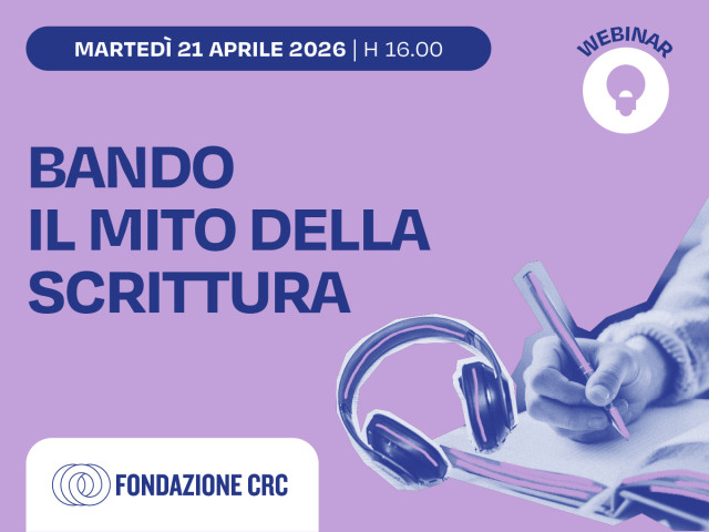 Webinar di presentazione del bando Il mito della scrittura