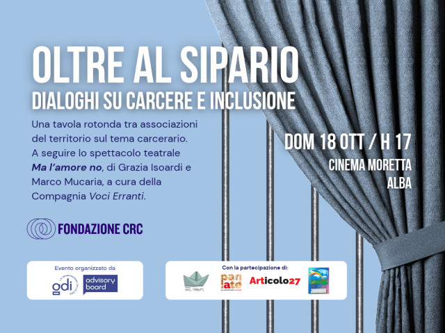 Oltre il sipario. Dialoghi su carcere e inclusione