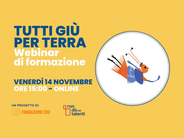 Bando Tutti giù per terra: webinar di formazione
