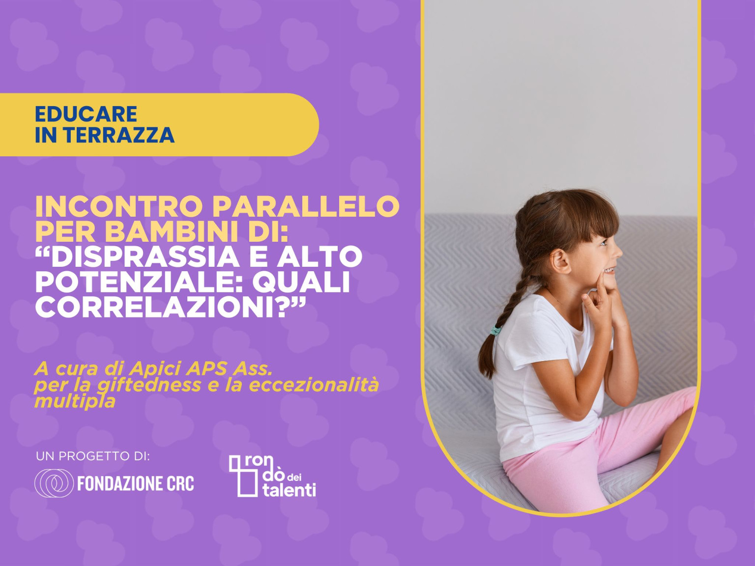 Incontro parallelo per bambini de Disprassia e alto potenziale  quali correlazioni