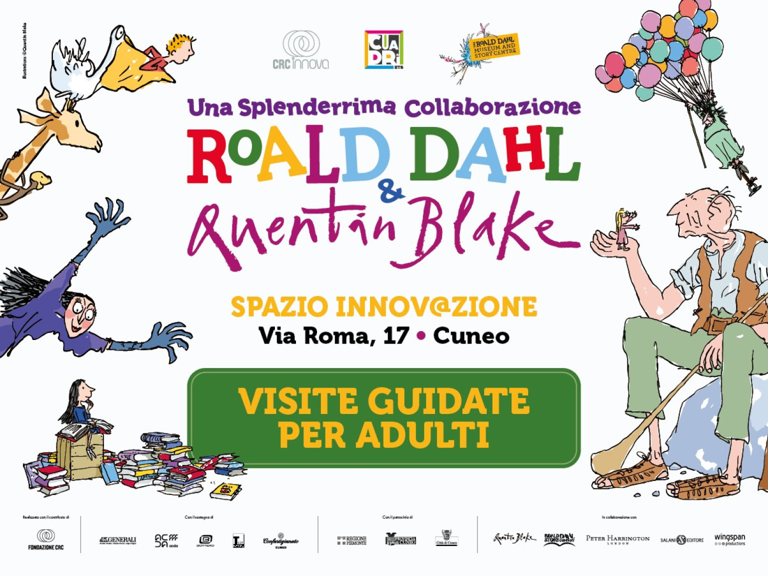 Visite guidate alla mostra Roald Dahl & Quentin Blake