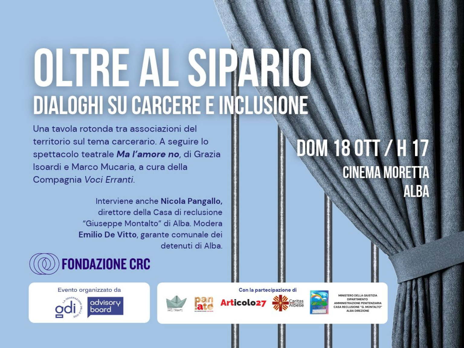 Oltre al sipario. Dialoghi su carcere e inclusione