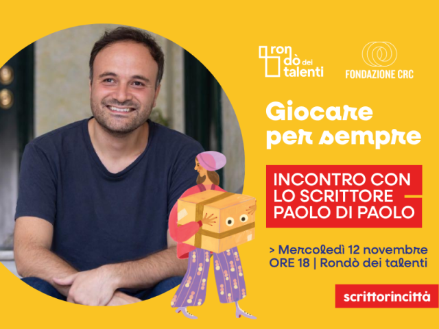 Giocare per sempre: incontro con lo scrittore Paolo di Paolo