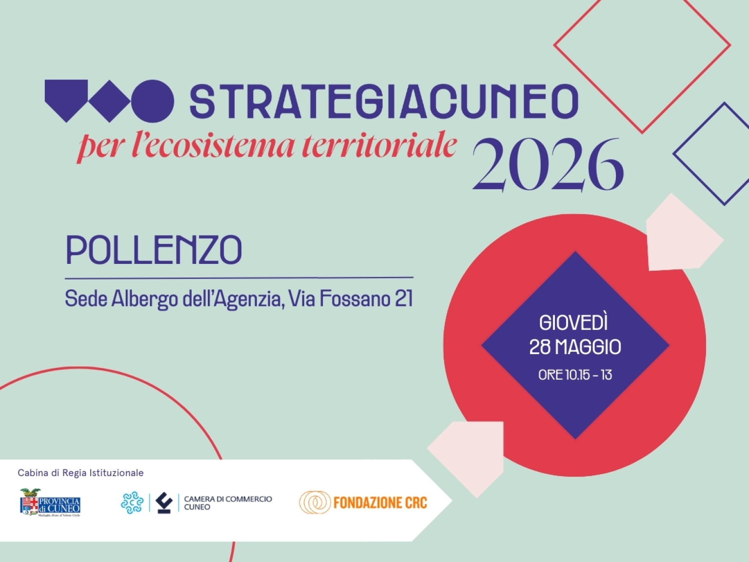 Strategia Cuneo per l’ecosistema territoriale 2026 | Pollenzo