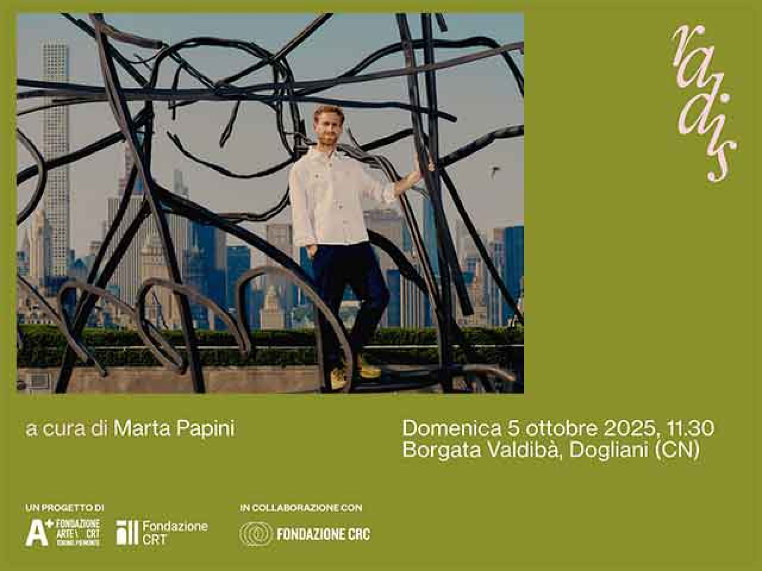 Inaugurazione dell'opera pubblica di Petrit Halilaj