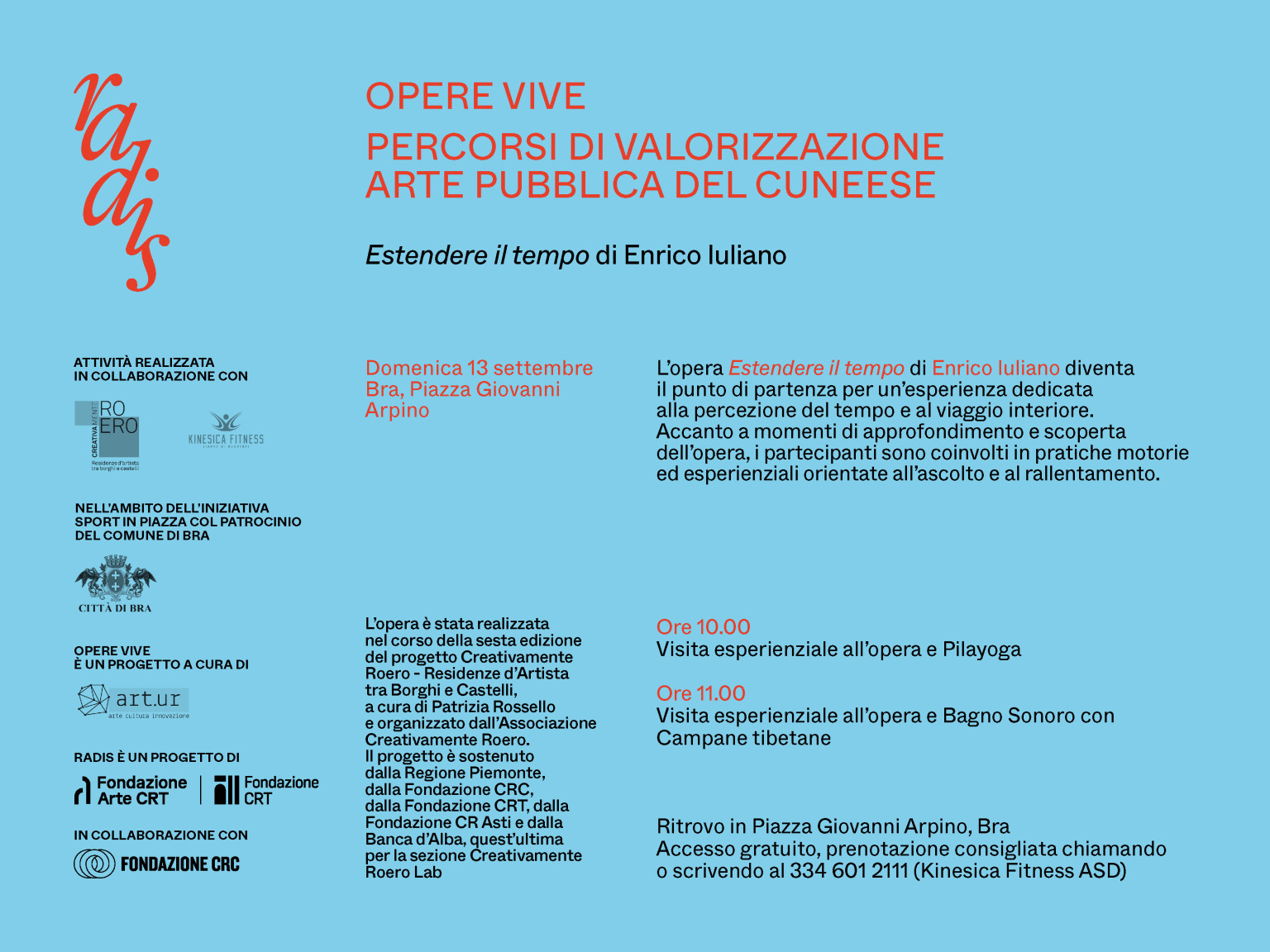 OPERE VIVE – Estendere il tempo di Enrico Iuliano