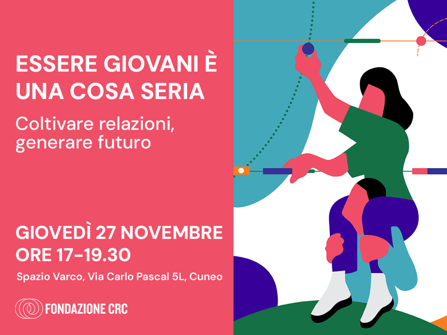 Essere giovani è una cosa seria: coltivare relazioni, generare futuro