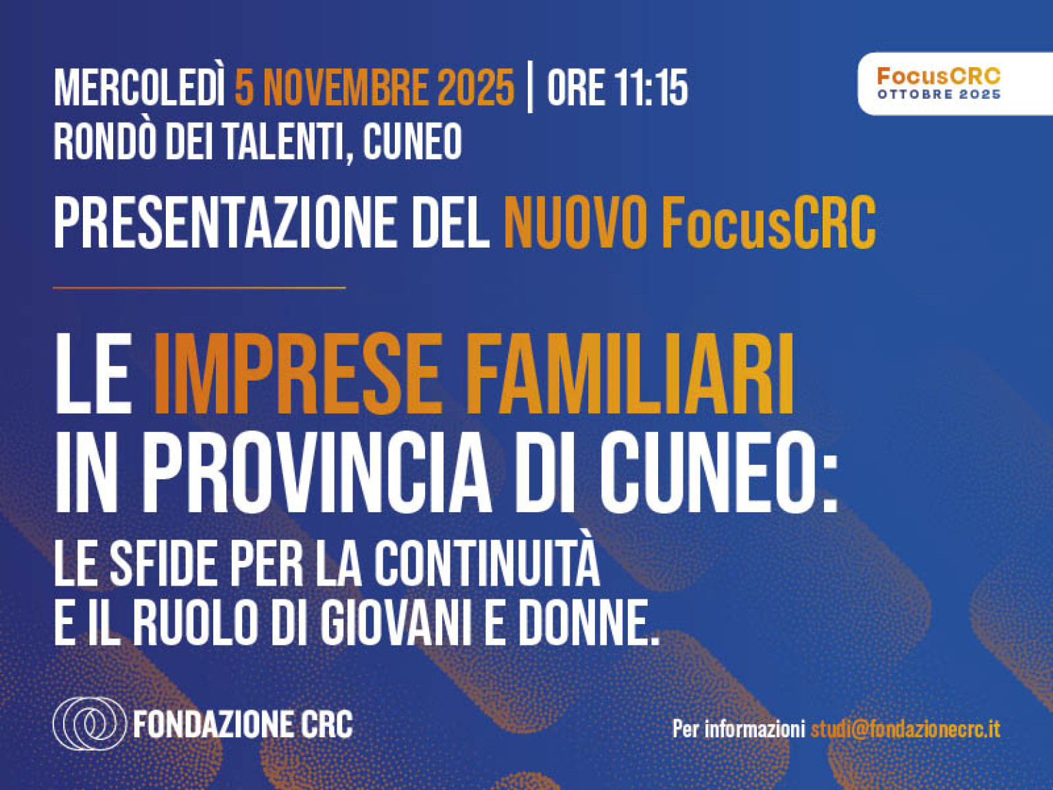 Le imprese familiari in provincia di Cuneo. Le sfide per la continuità e il ruolo di giovani e donne