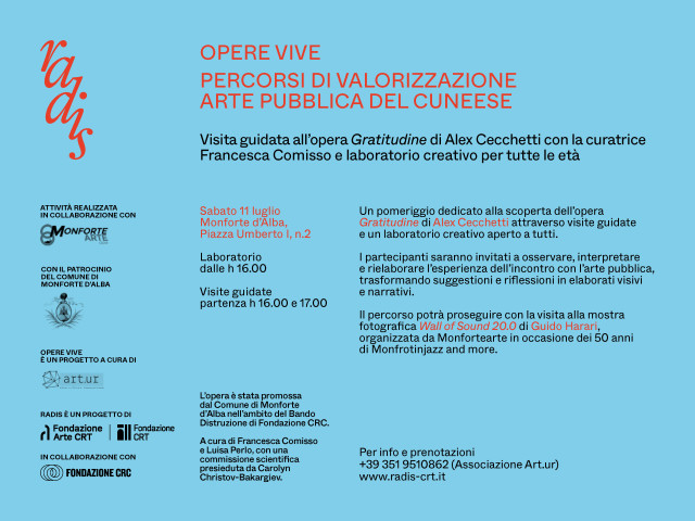 OPERE VIVE - Gratitudine di Alex Cecchetti