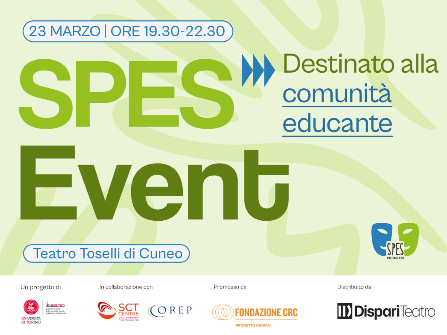SPES EVENT - Destinato alla comunità educante