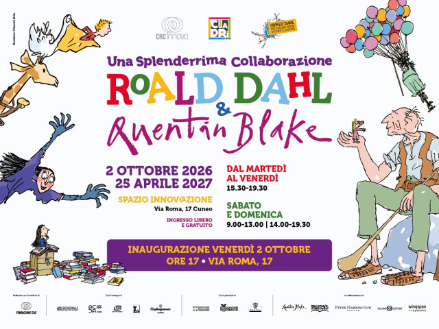 Inaugurazione della mostra Roald Dahl & Quentin Blake. Una Splenderrima Collaborazione