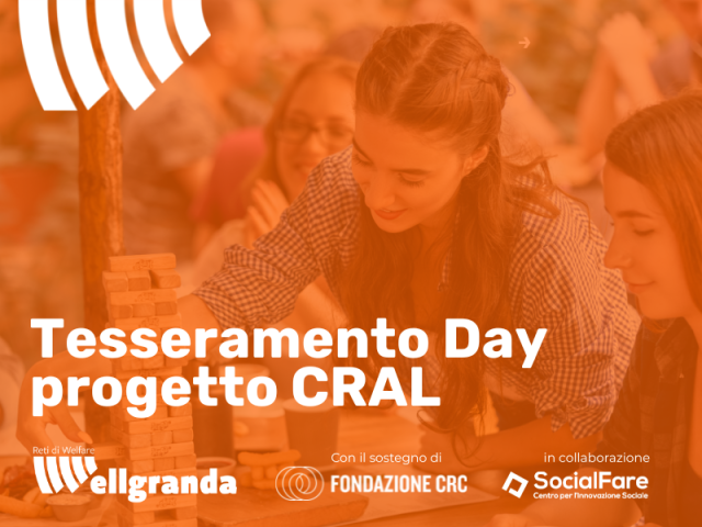Tesseramento Day: il progetto CRAL si presenta al territorio