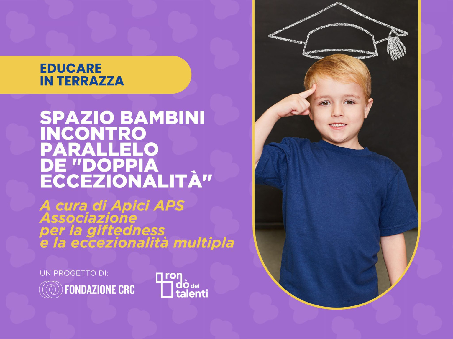 Spazio bambini incontro parallelo de Doppia Eccezionalità plusdotazione e altre neurodivergenze