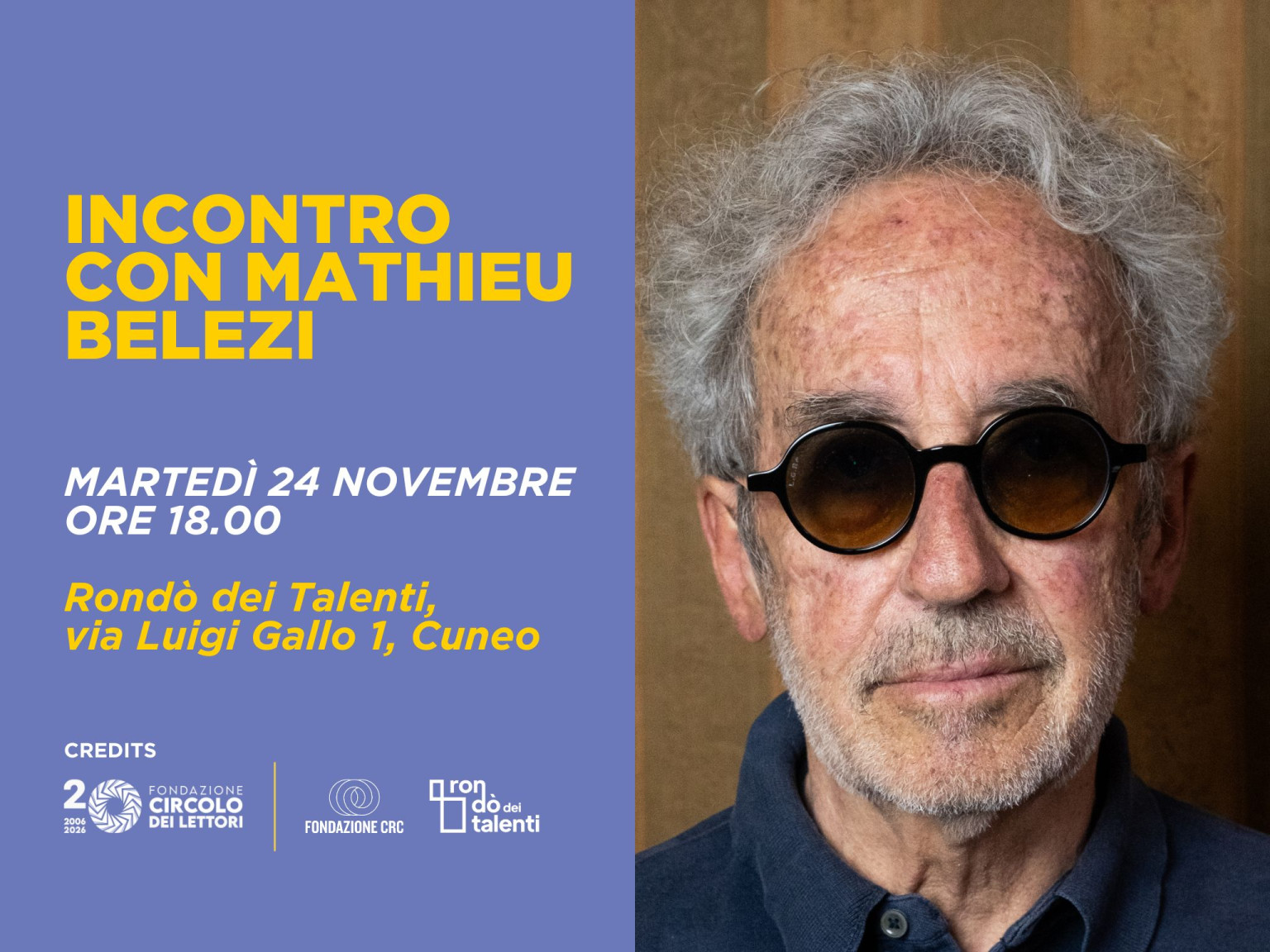 INCONTRO CON MATHIEU BELEZI