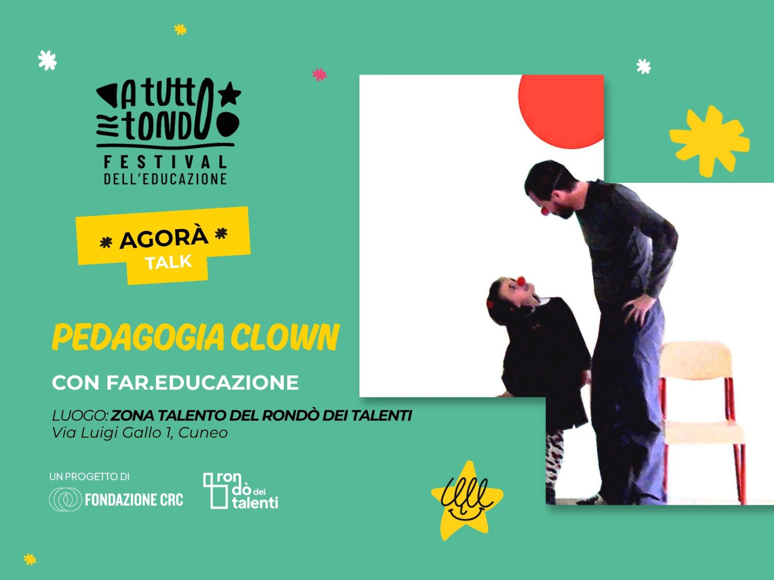 pedagogia clown agorà