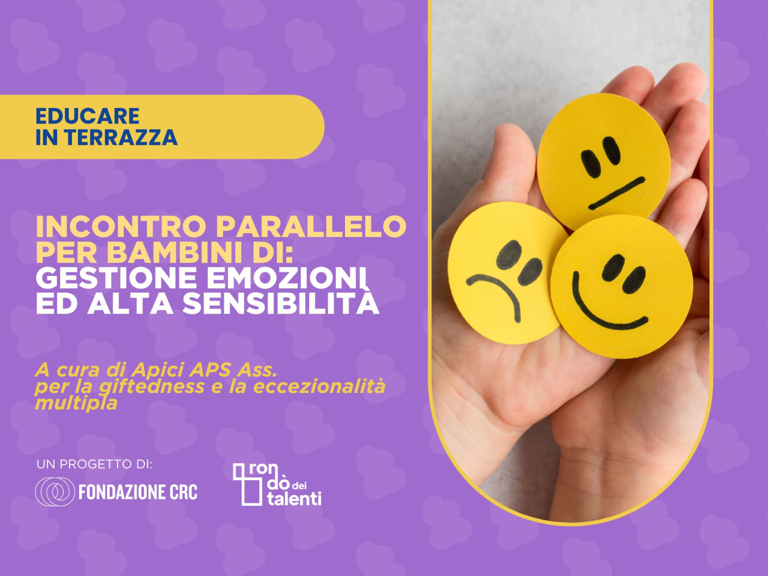 Incontro parallelo per bambini de Gestione emozioni ed alta sensibilità