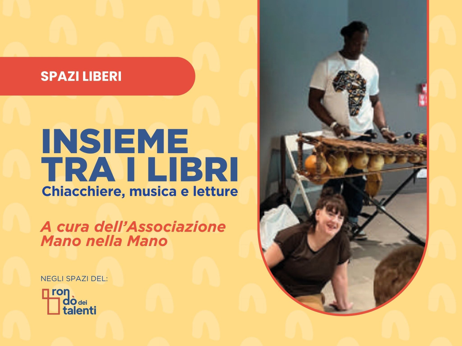 Insieme tra i libri Chiacchiere, musica e letture