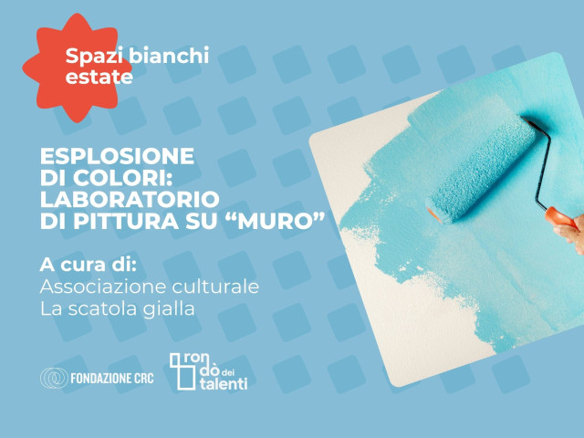 Esplosione di colori   Laboratorio di pittura su “muro”