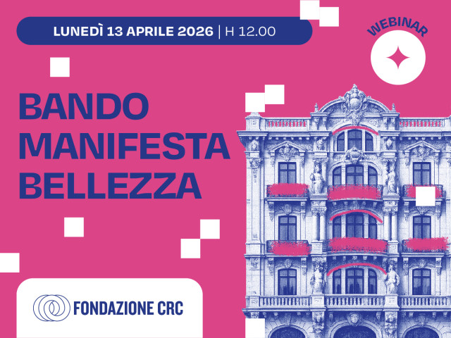 Webinar di presentazione del bando Manifesta bellezza