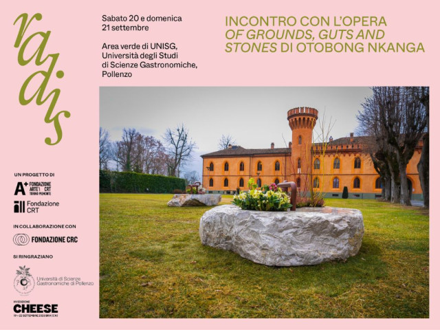 Incontro con l'opera  Of Grounds, Guts and Stones di Otobong Nkanga